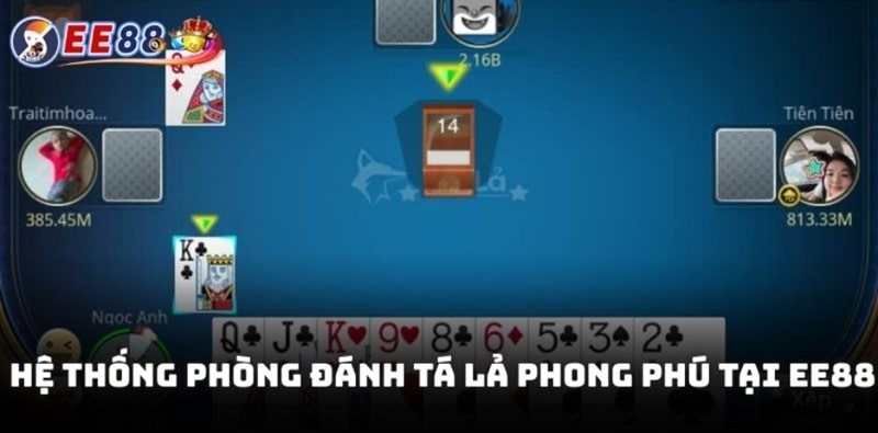 Hướng Dẫn Chơi Phỏm Chi Tiết Và Cách Thắng Tiền Tại EE88 2 Trải nghiệm hấp dẫn với hệ thống phòng đánh tá lả phong phú tại EE88