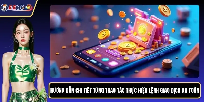 Hướng dẫn chi tiết từng thao tác thực hiện lệnh giao dịch an toàn